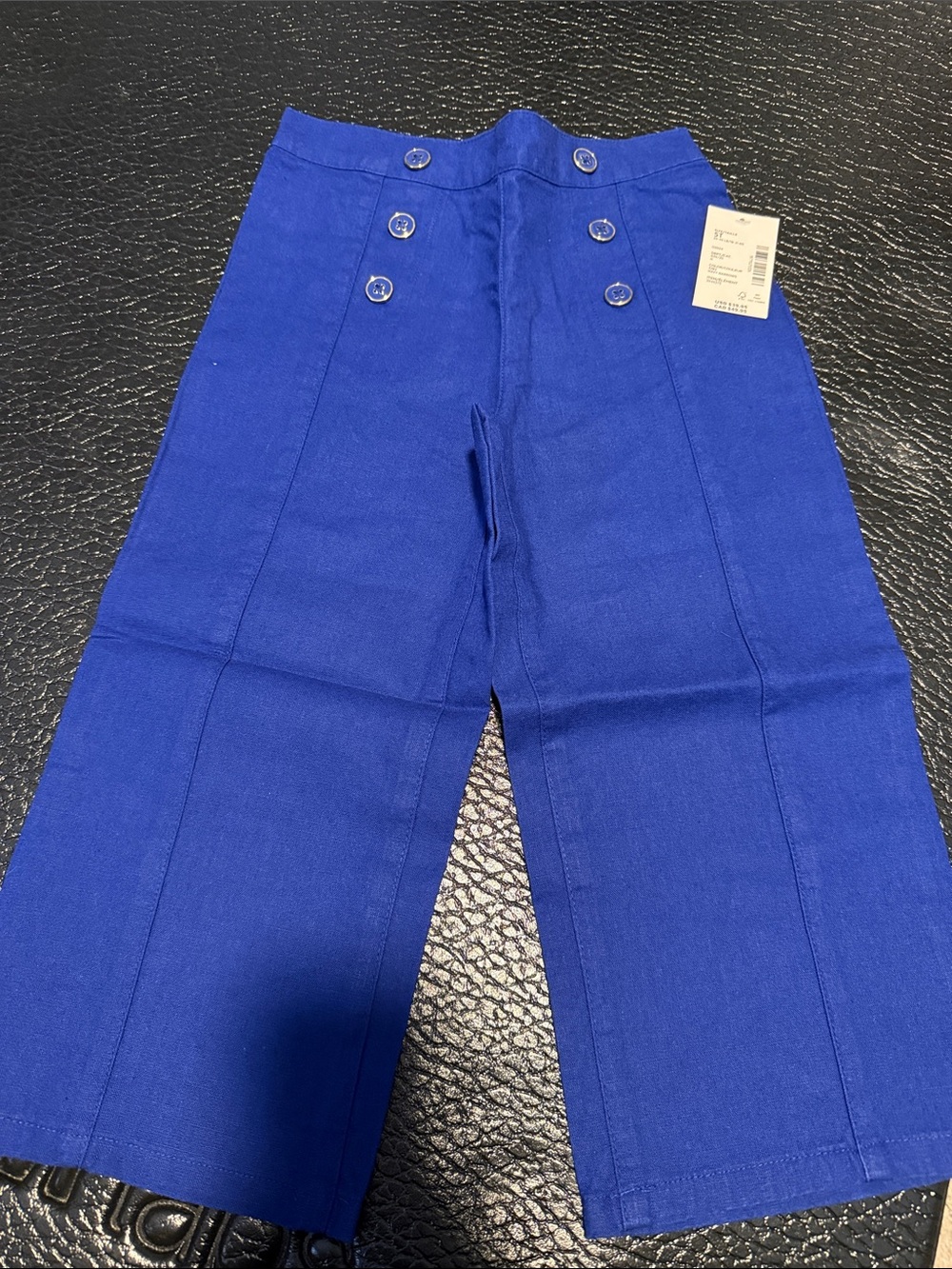 Gymboree Royal Blue Sailor-Style Wide Leg Pants